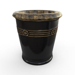 Gardenstone Chroma Planters Gardenstone Golden Black Medium 