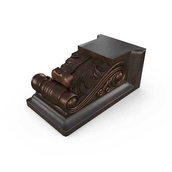 Gardenstone Classic Planter Feet Pedestals Gardenstone Copper Bronze Scrolled 