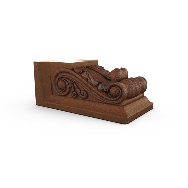 Gardenstone Classic Planter Feet Pedestals Gardenstone Corten Steel Scrolled 