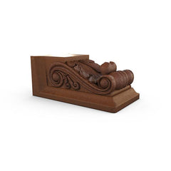 Gardenstone Classic Planter Feet Pedestals Gardenstone Corten Steel Scrolled 