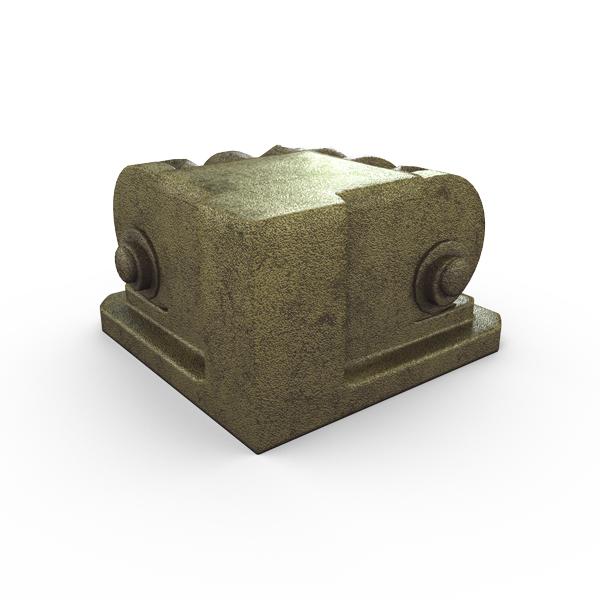 Gardenstone Classic Planter Feet Pedestals Gardenstone English Moss Square 