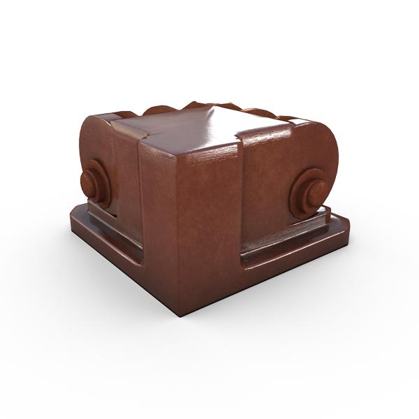 Gardenstone Classic Planter Feet Pedestals Gardenstone Rust Square 