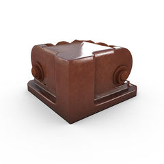 Gardenstone Classic Planter Feet Pedestals Gardenstone Rust Square 