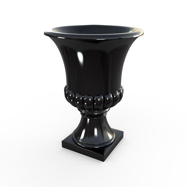 Gardenstone Classic Urn Planters Gardenstone Black 