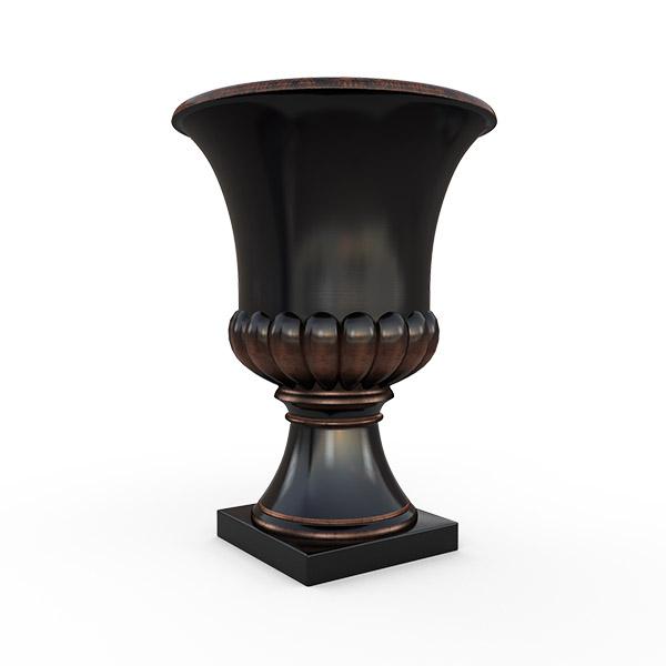 Gardenstone Classic Urn Planters Gardenstone Copper Black 