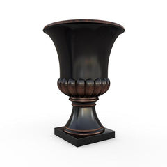 Gardenstone Classic Urn Planters Gardenstone Copper Black 