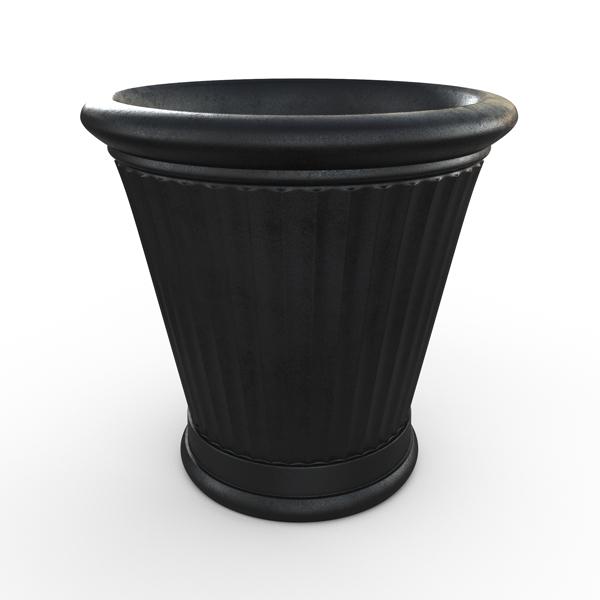 Gardenstone Colonnade Planters Gardenstone Etched Black Small 