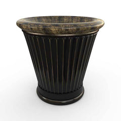 Gardenstone Colonnade Planters Gardenstone Golden Black Small 