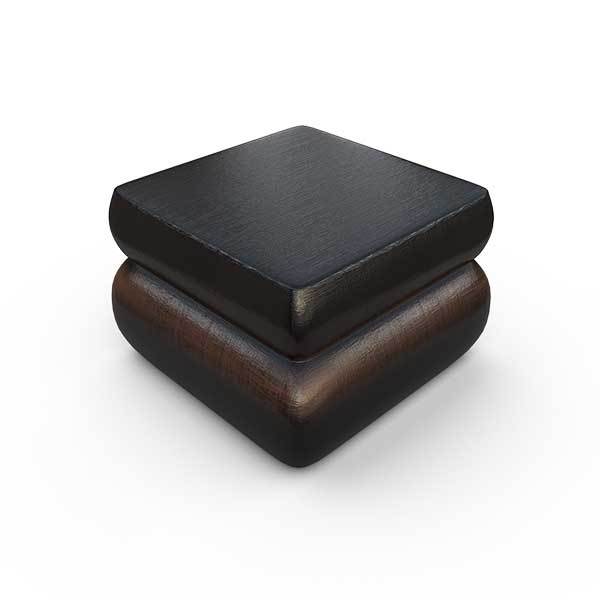 Gardenstone Contemporary Planter Feet (Pack of 4) Pedestals Gardenstone Copper Black Square 