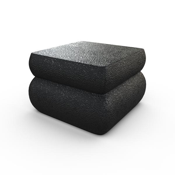 Gardenstone Contemporary Planter Feet (Pack of 4) Pedestals Gardenstone Etched Black Square 