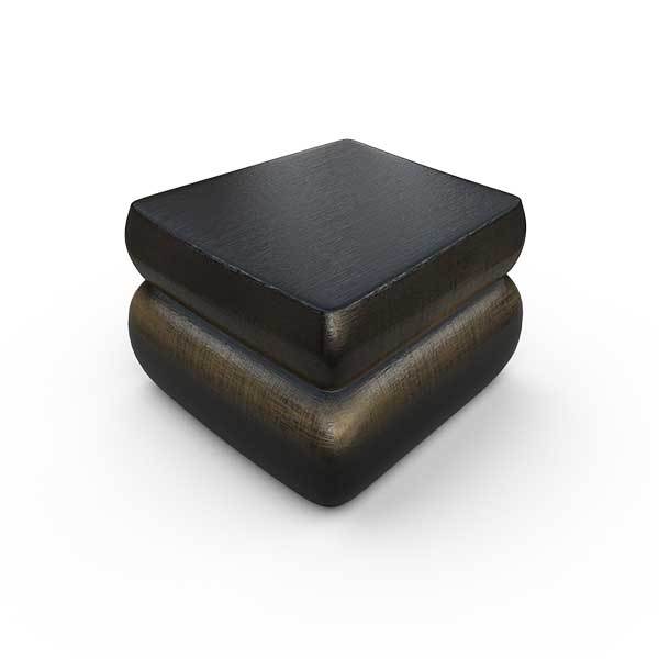 Gardenstone Contemporary Planter Feet (Pack of 4) Pedestals Gardenstone Golden Black Curved 