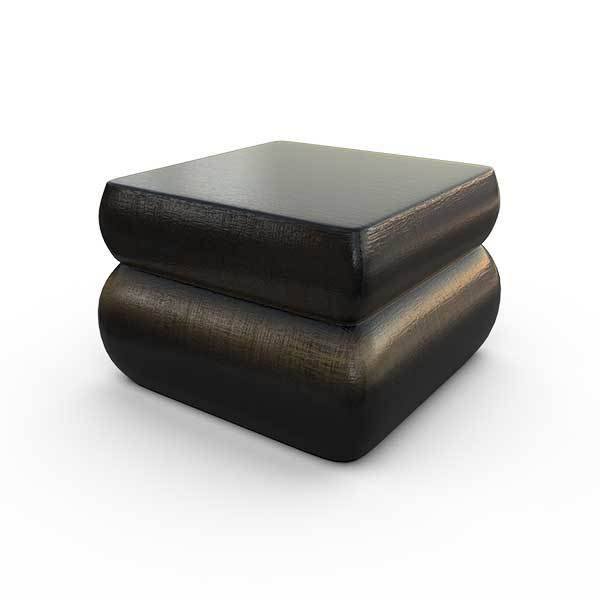 Gardenstone Contemporary Planter Feet (Pack of 4) Pedestals Gardenstone Golden Black Square 