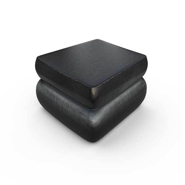 Gardenstone Contemporary Planter Feet (Pack of 4) Pedestals Gardenstone Silver Black Curved 
