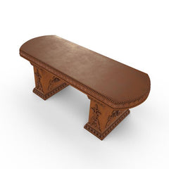 Gardenstone Cotillion Bench Benches Gardenstone Corten Steel Straight 