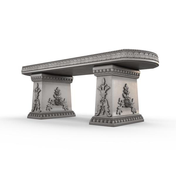 Gardenstone Cotillion Bench Benches Gardenstone Old Roman Straight 