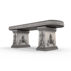 Gardenstone Cotillion Bench Benches Gardenstone Old Roman Straight 