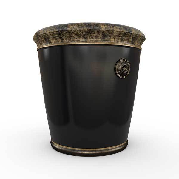 Gardenstone Coventry Planters Gardenstone Golden Black Small 