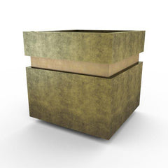 Gardenstone Cubic 12 Planters Gardenstone English Moss Gold 