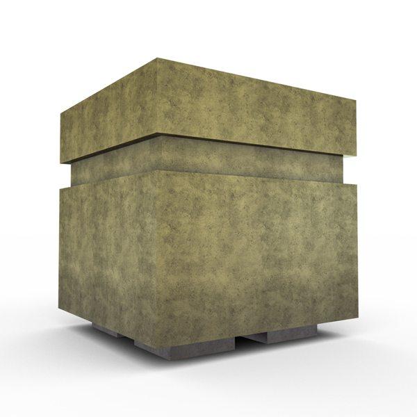 Gardenstone Cubic 12 Planters Gardenstone English Moss No Accent 
