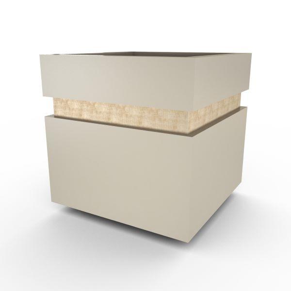 Gardenstone Cubic 12 Planters Gardenstone Limestone Gold 
