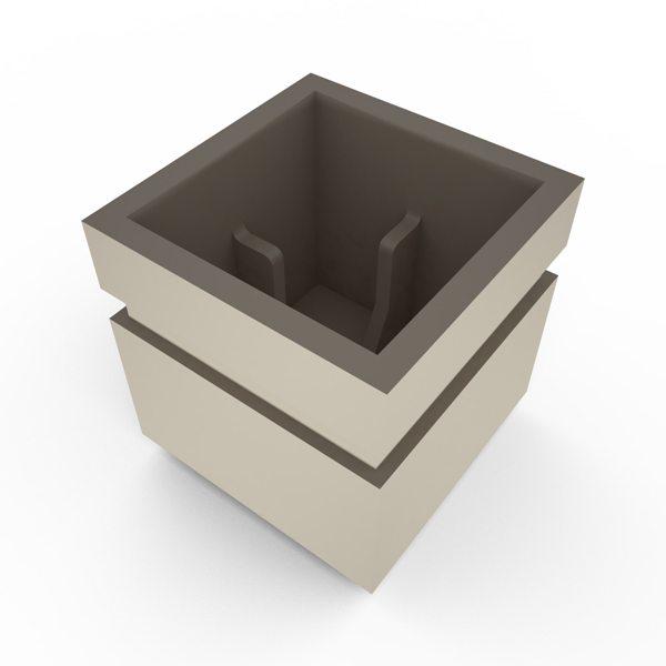 Gardenstone Cubic 12 Planters Gardenstone Limestone No Accent 