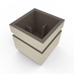 Gardenstone Cubic 12 Planters Gardenstone Limestone No Accent 