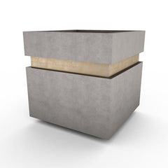 Gardenstone Cubic 12 Planters Gardenstone Old Roman Gold 
