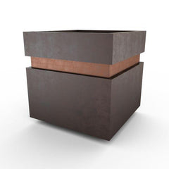 Gardenstone Cubic 12 Planters Gardenstone Sequoia Copper 