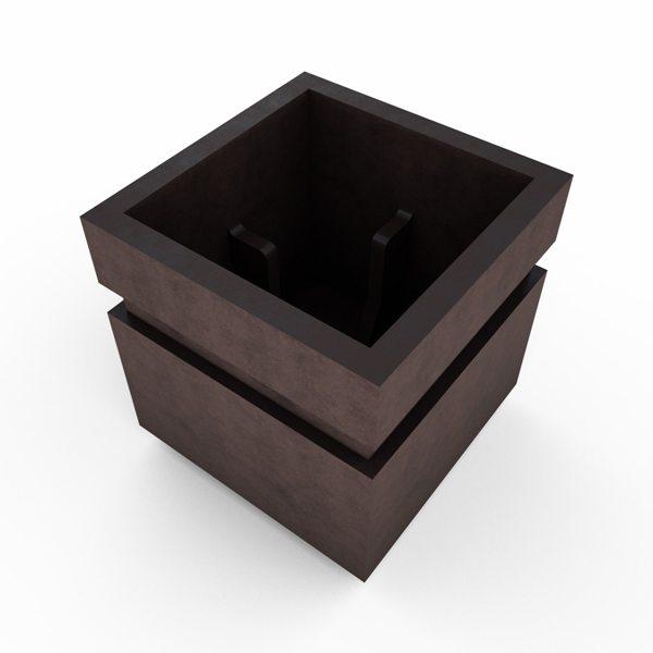 Gardenstone Cubic 12 Planters Gardenstone Sequoia No Accent 