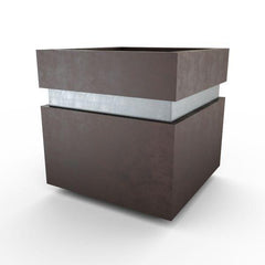 Gardenstone Cubic 12 Planters Gardenstone Sequoia Silver 