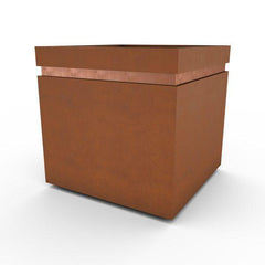 Gardenstone Cubic 24 Planters Gardenstone Corten Steel Copper 