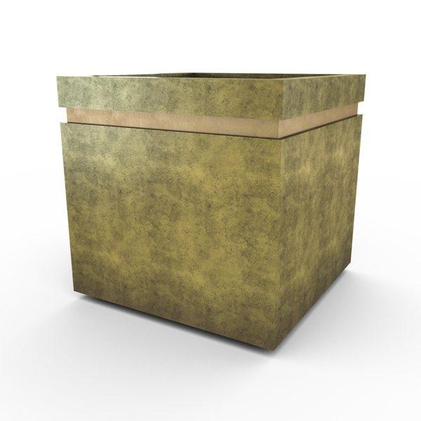 Gardenstone Cubic 24 Planters Gardenstone English Moss Gold 