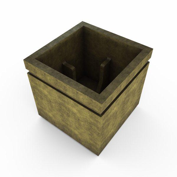 Gardenstone Cubic 24 Planters Gardenstone English Moss No Accent 