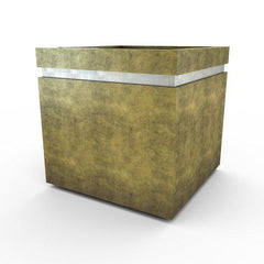 Gardenstone Cubic 24 Planters Gardenstone English Moss Silver 