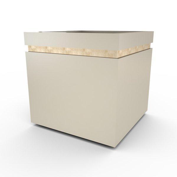 Gardenstone Cubic 24 Planters Gardenstone Limestone Gold 