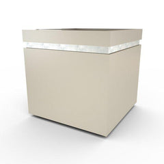 Gardenstone Cubic 24 Planters Gardenstone Limestone Silver 