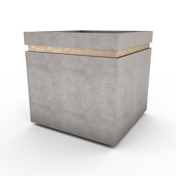 Gardenstone Cubic 24 Planters Gardenstone Old Roman Gold 