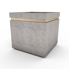 Gardenstone Cubic 24 Planters Gardenstone Old Roman Gold 