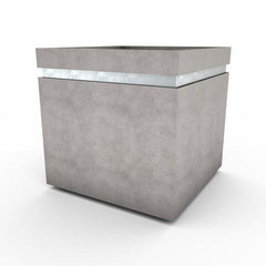 Gardenstone Cubic 24 Planters Gardenstone Old Roman Silver 