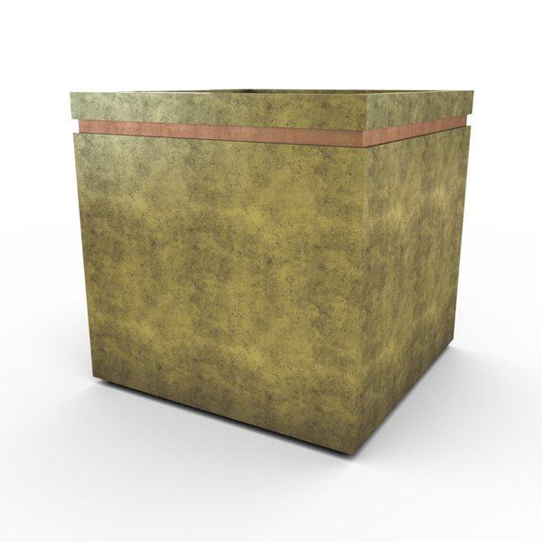 Gardenstone Cubic 36 Planters Gardenstone English Moss Copper 
