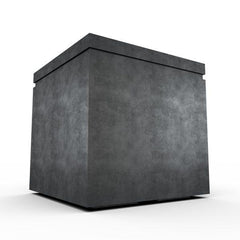 Gardenstone Cubic 36 Planters Gardenstone Etched Black No Accent Color 