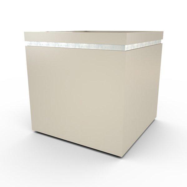 Gardenstone Cubic 36 Planters Gardenstone Limestone Silver 