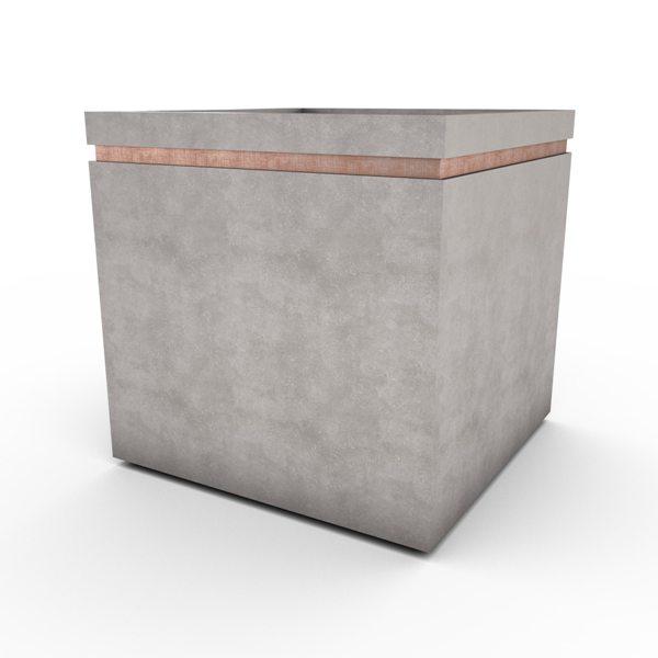Gardenstone Cubic 36 Planters Gardenstone Old Roman Copper 