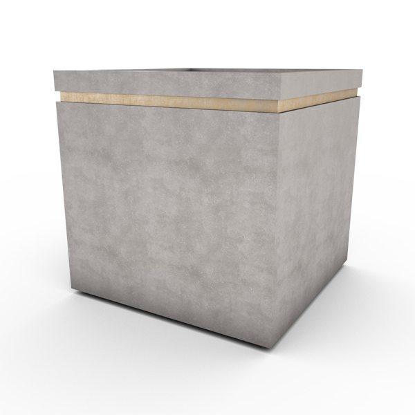 Gardenstone Cubic 36 Planters Gardenstone Old Roman Gold 