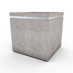 Gardenstone Cubic 36 Planters Gardenstone Old Roman Silver 