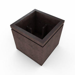 Gardenstone Cubic 36 Planters Gardenstone Sequoia No Accent Color 