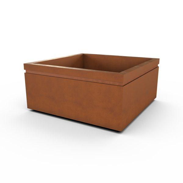 Gardenstone Cubic 52 Planters Gardenstone Corten Steel Copper 
