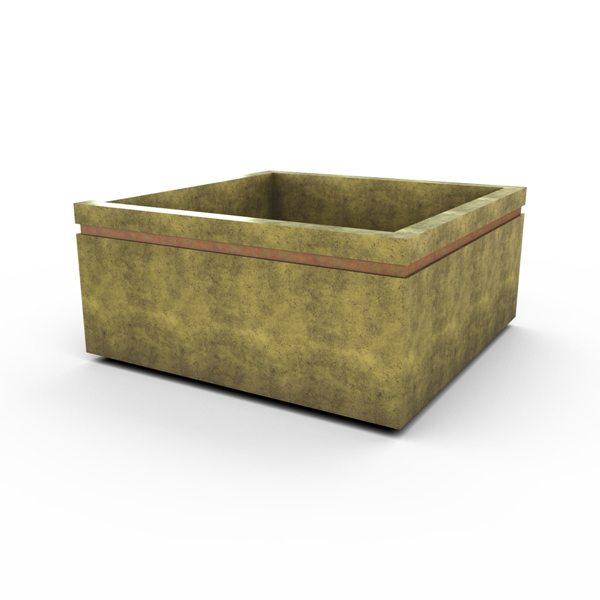 Gardenstone Cubic 52 Planters Gardenstone English Moss Copper 