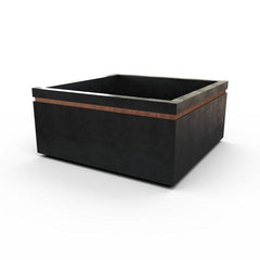 Gardenstone Cubic 52 Planters Gardenstone Etched Black Copper 