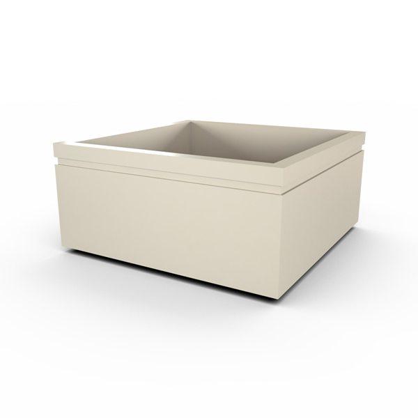 Gardenstone Cubic 52 Planters Gardenstone Limestone No Accent 